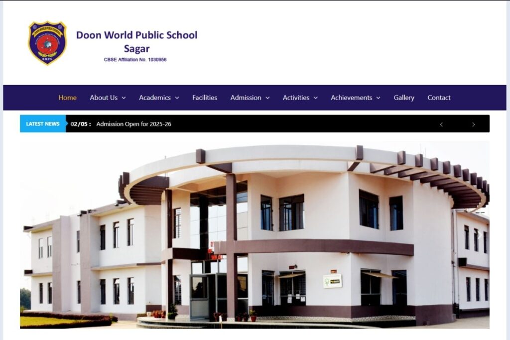 Doon World Public School Sagar